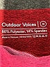 Outdoor Voices Color Block Pink Active Pants Size M - photo 7