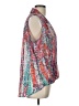 Bisou Bisou 100% Polyester Orange Sleeveless Blouse Size L - photo 4