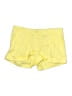 H&M 100% Cotton Solid Yellow Shorts Size 8 - photo 1