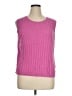Foxcroft Pink Sweater Vest Size XL - photo 1