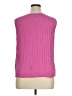 Foxcroft Pink Sweater Vest Size XL - photo 2