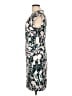 Neiman Marcus Print Teal Cocktail Dress Size L - photo 5