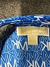 MICHAEL Michael Kors 100% Polyester Print Blue Long Sleeve Blouse Size L - photo 7