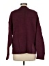 Ann Taylor LOFT Solid Burgundy Pullover Sweater Size M - photo 2