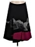 Akris Punto 100% Wool Graphic Black Wool Skirt Size 4 - photo 1