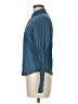 INC International Concepts 100% Polyester Blue Long Sleeve Blouse Size 8 (petite) - photo 5