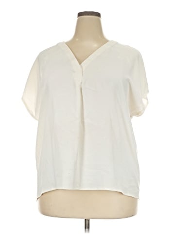 Ann Taylor Short Sleeve Blouse (view 1)