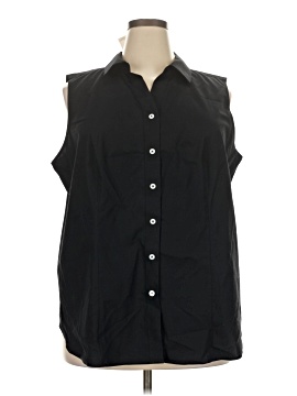 Talbots Outlet Sleeveless Button Down Shirt