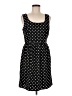 Forever 21 100% Polyester Polka Dots Black Casual Dress Size M - photo 1