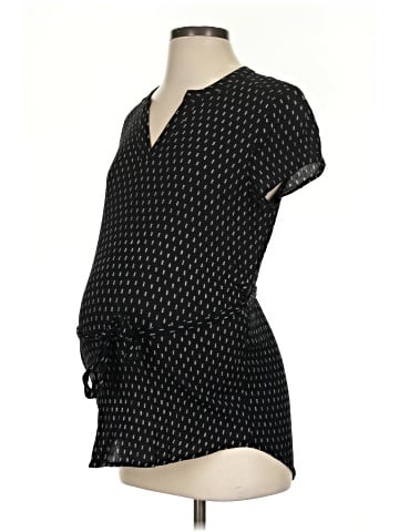Full Moon Maternity Short Sleeve Blouse (view 1)