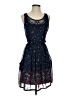 Ultra Pink 100% Polyester Stars Blue Cocktail Dress Size S - photo 1