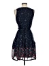 Ultra Pink 100% Polyester Stars Blue Cocktail Dress Size S - photo 2