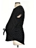 Full Moon Maternity 100% Rayon Polka Dots Black Short Sleeve Blouse Size XS - photo 5