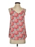 Ann Taylor LOFT 100% Polyester Red Sleeveless Blouse Size XS - photo 1