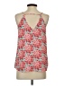 Ann Taylor LOFT 100% Polyester Red Sleeveless Blouse Size XS - photo 2