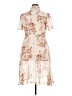 Robert Louis 100% Polyester Floral Ivory Cocktail Dress Size XL - photo 2