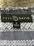 Fred David Blue 3/4 Sleeve Blouse Size M - photo 7