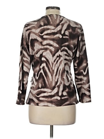 Jones Wear 3/4 Sleeve Silk Top (view 2)