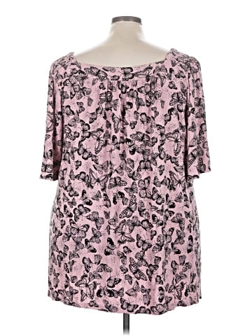 Evans 3/4 Sleeve Blouse (view 2)