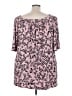 Evans Pink 3/4 Sleeve Blouse Size 30 - photo 2