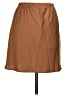 Zara 100% Polyester Solid Brown Casual Skirt Size S (estimated) - photo 2