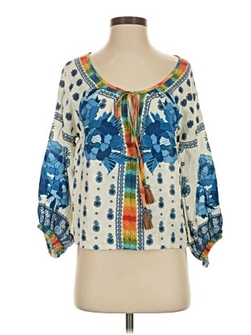 FARM Rio 3/4 Sleeve Blouse (view 1)