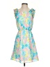 Lilly Pulitzer 100% Polyester Floral Blue Cocktail Dress Size XS - photo 1