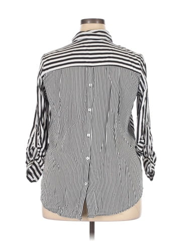 Club Z Collection 3/4 Sleeve Button-Down Shirt (view 2)