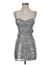 Zara Silver Cocktail Dress Size S - photo 1