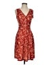 Guberry Floral Red Casual Dress Size S - photo 1