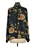 CAbi Floral Black Long Sleeve Blouse Size M - photo 2