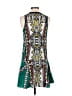 Bar III 100% Polyester Graphic Green Casual Dress Size S - photo 2
