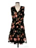 Sam Edelman 100% Polyester Floral Black Cocktail Dress Size 8 - photo 1
