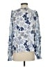 Ann Taylor LOFT Blue Long Sleeve Blouse Size S - photo 2
