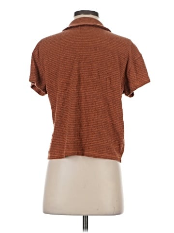 Madewell Knit Textured Button-Front Shirt (view 2)