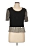 Coldwater Creek Black Short Sleeve Top Size L - photo 1