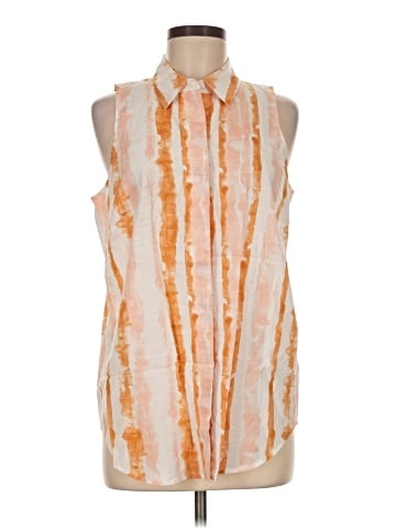 Ann Taylor Factory Sleeveless Button-Down Shirt (view 1)