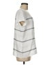Ann Taylor 100% Polyester White Short Sleeve Top Size M - photo 4