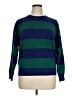 Madewell 100% Wool Stripes Blue Wool Pullover Sweater Size 1X - photo 1