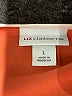 Liz Claiborne 100% Polyester Color Block Orange Long Sleeve Blouse Size L - photo 7