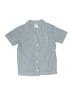 Hanna Andersson Stripes Blue Short Sleeve Button-Down Shirt Size 8 - photo 1