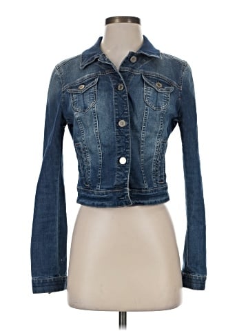 White House Black Market Denim Jacket (view 1)