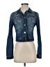 White House Black Market Blue Denim Jacket Size 4 - photo 1