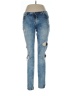 Zara Hearts Blue Jeans Size 10 - photo 1