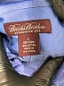 Brooks Brothers 100% Cotton Solid Blue Short Sleeve Button-Down Shirt Size 6 - photo 3