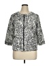 Onque Casuals 100% Cotton Print Silver Jacket Size XL - photo 1