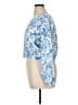 Francesca's Floral Blue Pullover Sweater Size XL - photo 5