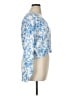 Francesca's Floral Blue Pullover Sweater Size XL - photo 4