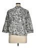 Onque Casuals 100% Cotton Print Silver Jacket Size XL - photo 2