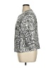 Onque Casuals 100% Cotton Print Silver Jacket Size XL - photo 5